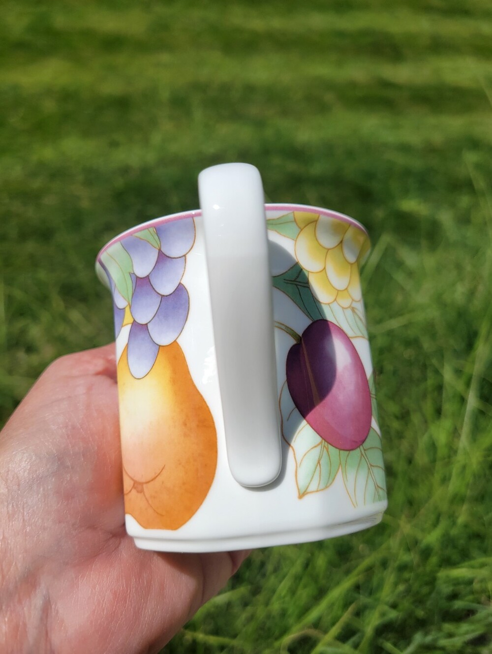 Villeroy & Boch Gallo Frutteto Bone China Creamer Germany 1990's Pretty! - Picture 10 of 12